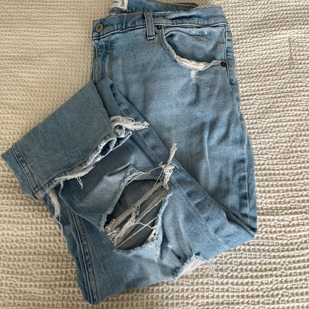 Abercrombie and Fitch high rise skinny denim